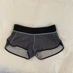 Lululemon grey and black shorts - size 8